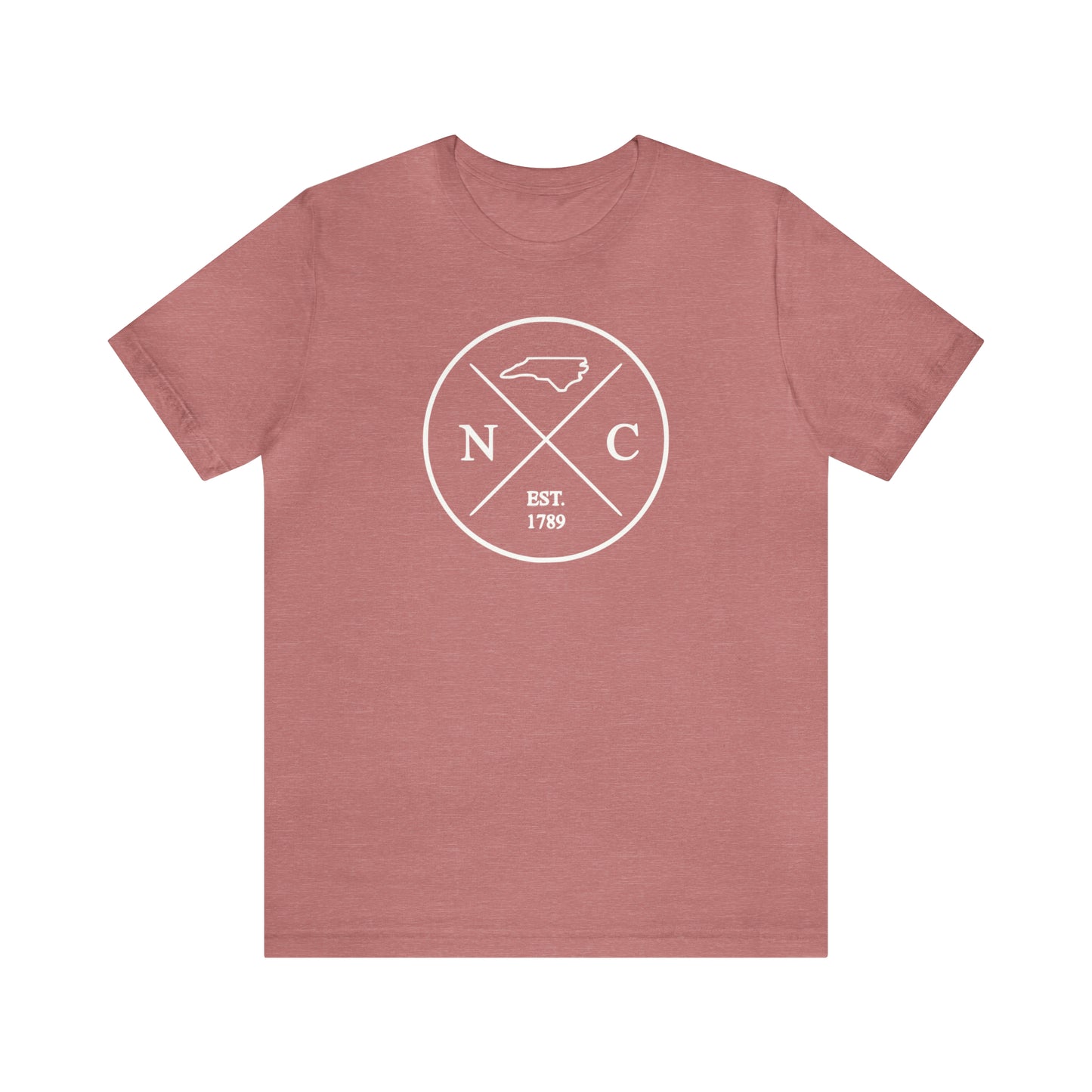 North Carolina Crossed Emblem w/ White Print