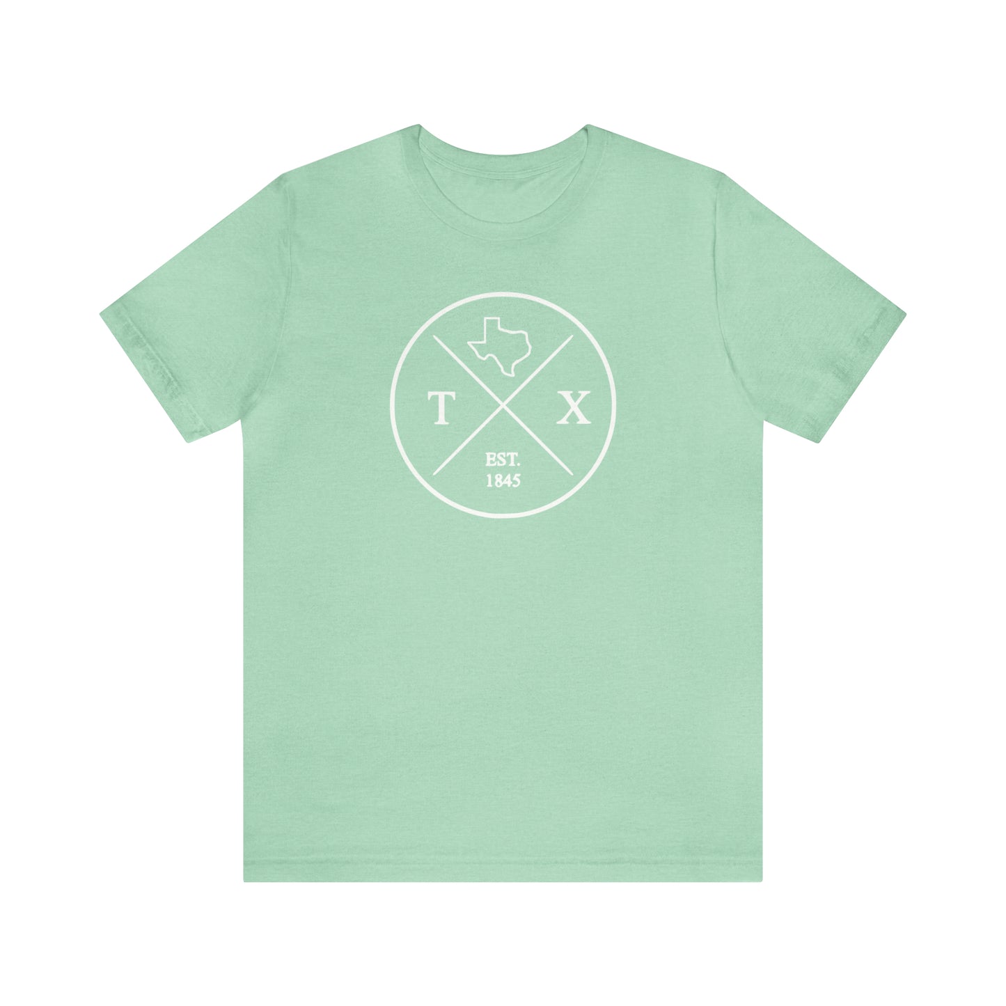 Texas Crossed Emblem w/ White Print