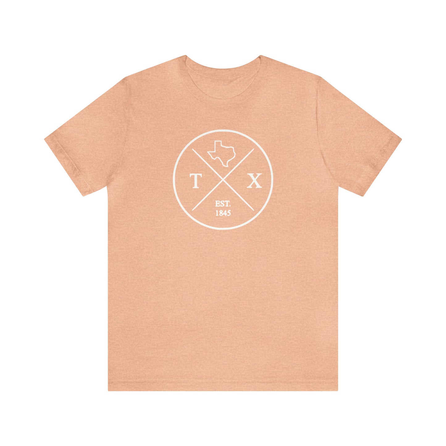 Texas Crossed Emblem w/ White Print