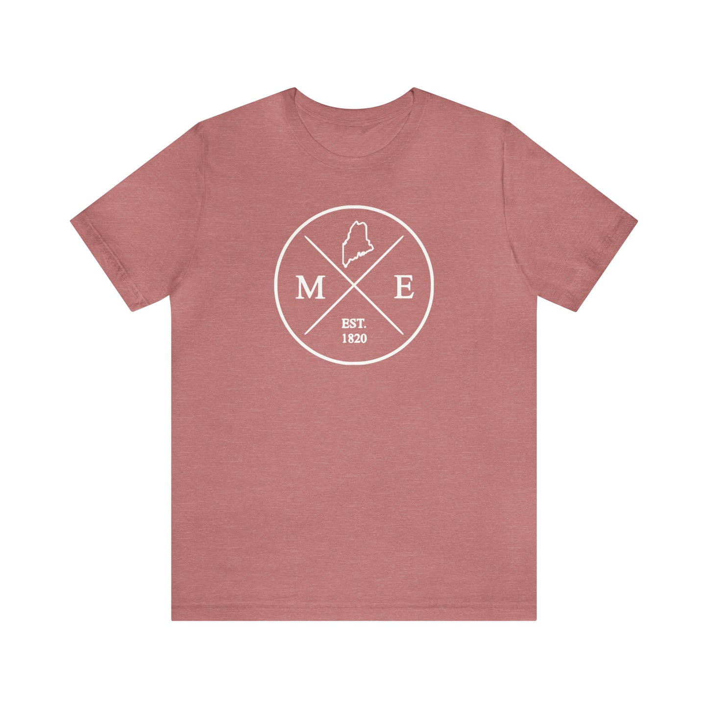 Maine Crossed Emblem w/ White Print