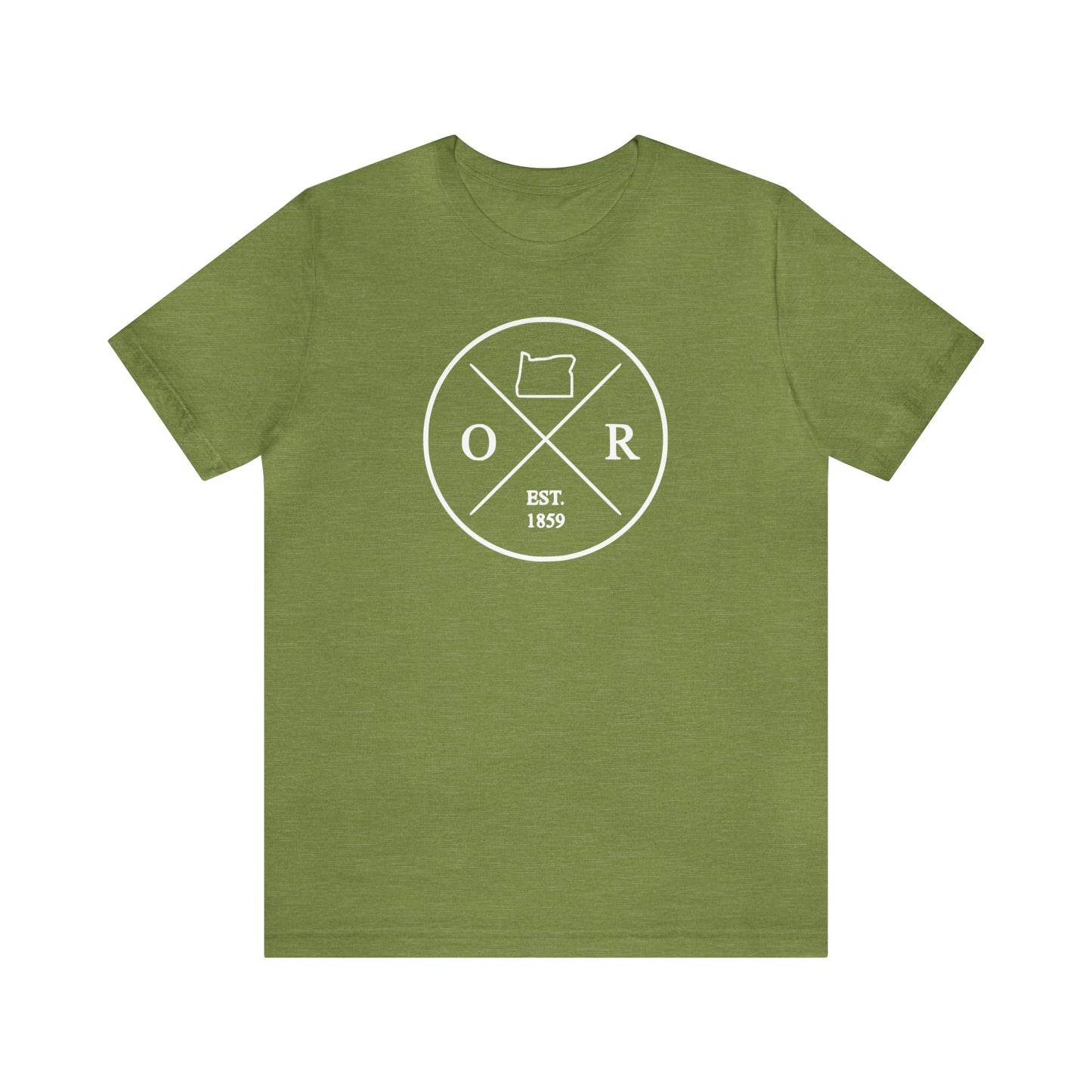 Oregon Crossed Emblem w/ White Print