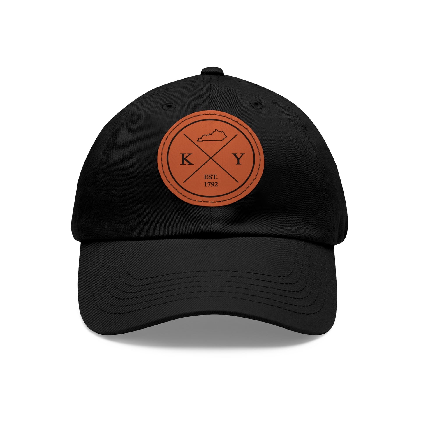 Kentucky Dad Hat with Leather Patch