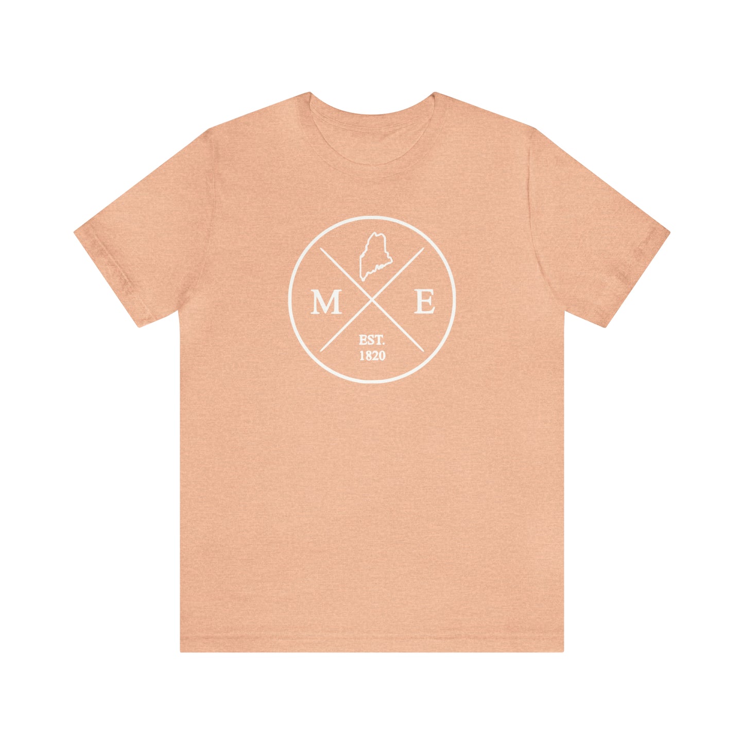 Maine Crossed Emblem w/ White Print