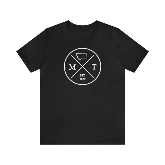 Montana Crossed Emblem w/ White Print