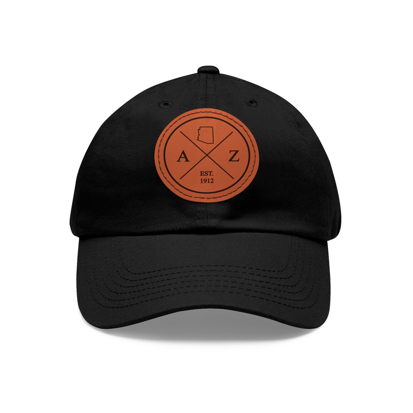 Arizona Dad Hat with Leather Patch