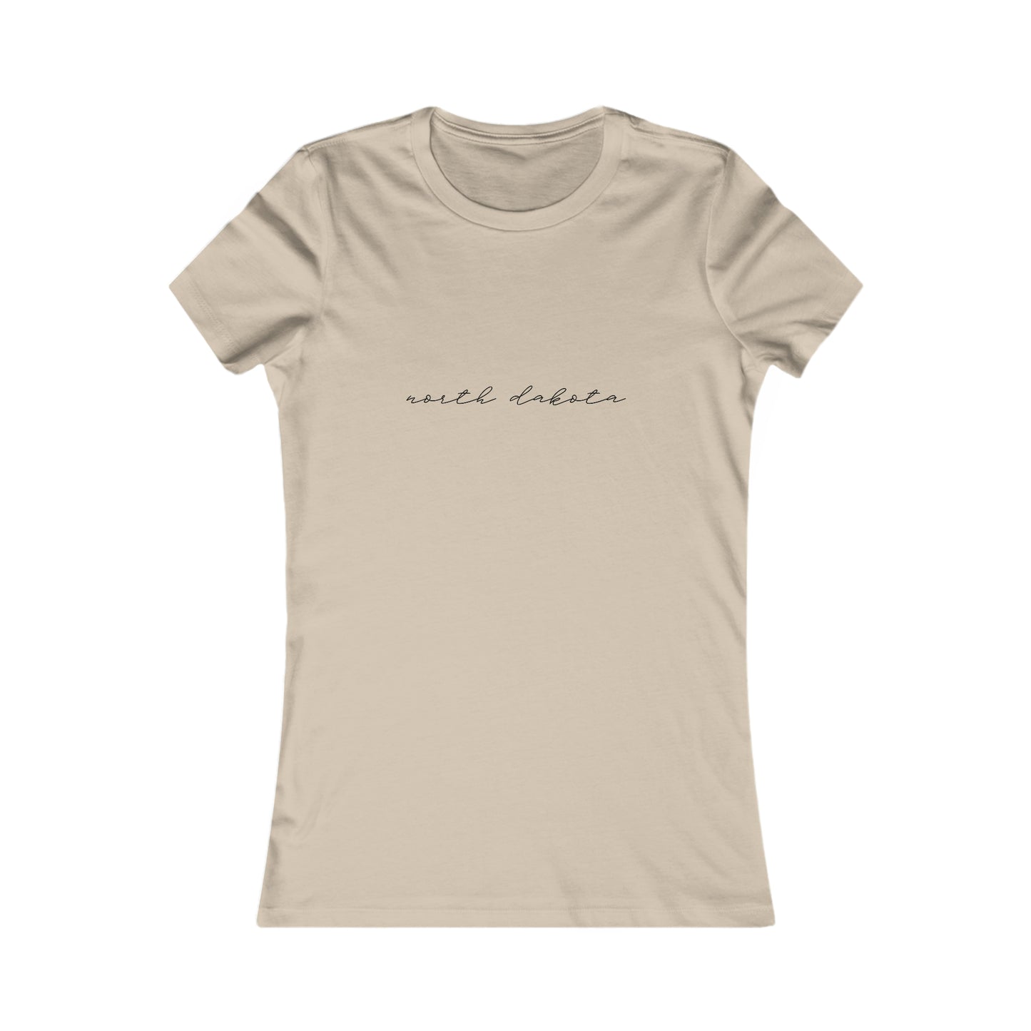 North Dakota Cursive Women's Shirt