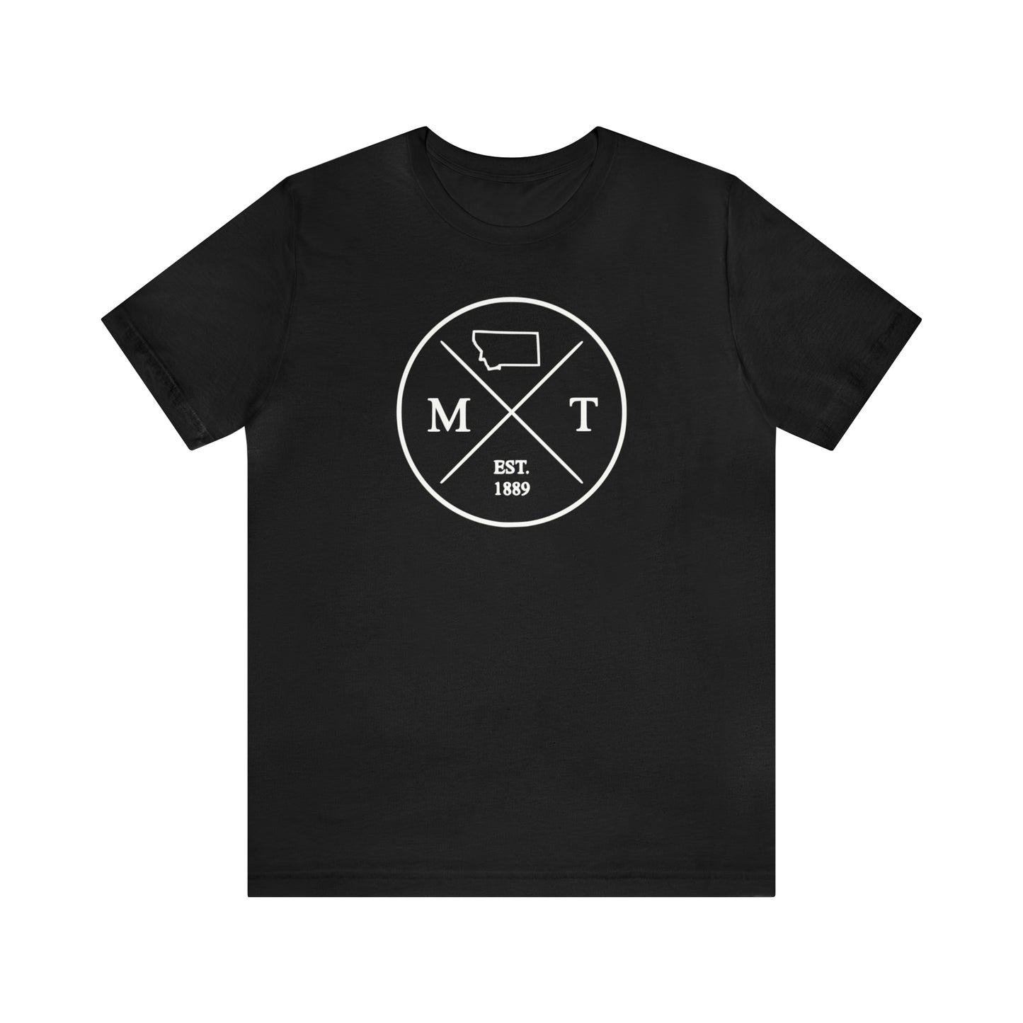 Montana Crossed Emblem w/ White Print