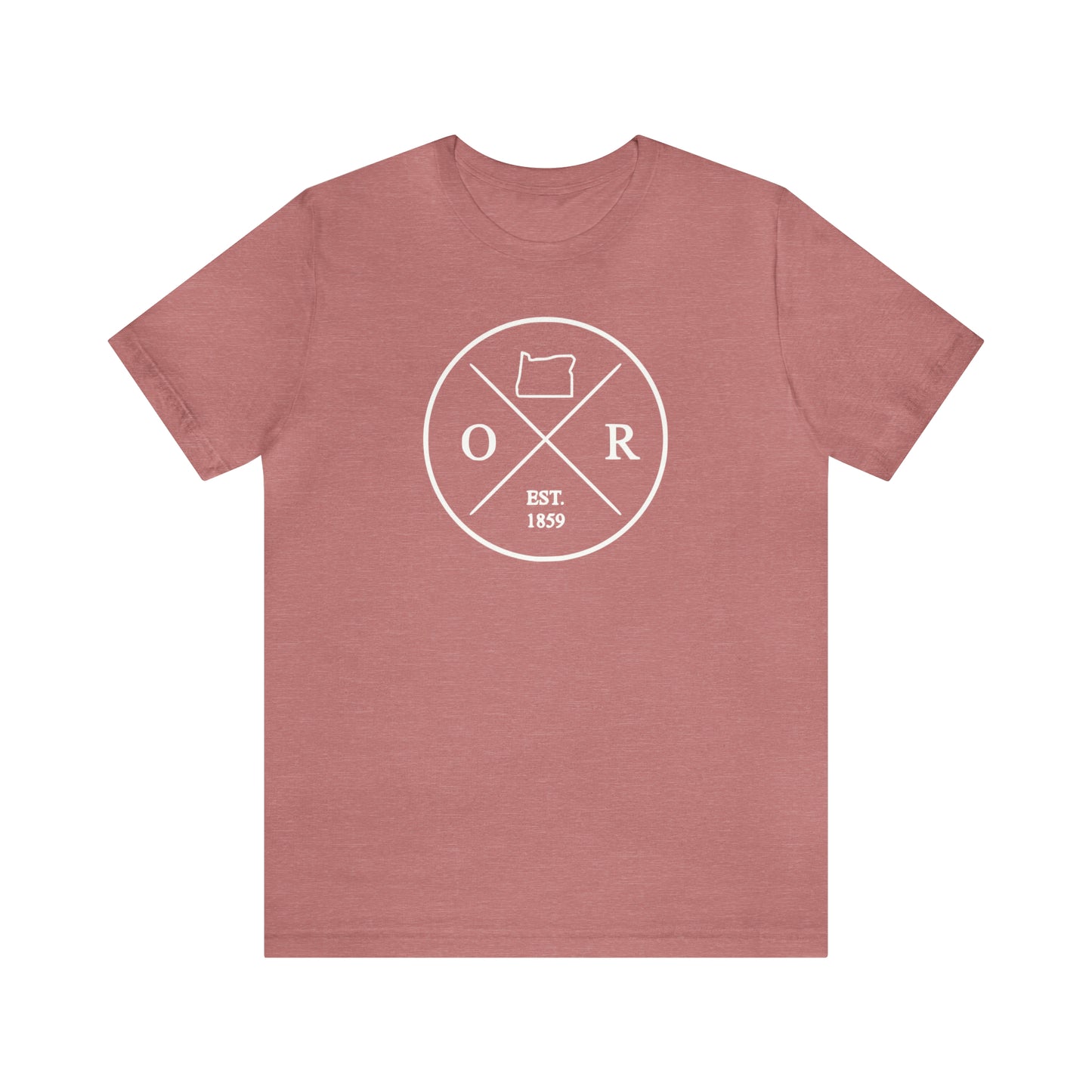 Oregon Crossed Emblem w/ White Print