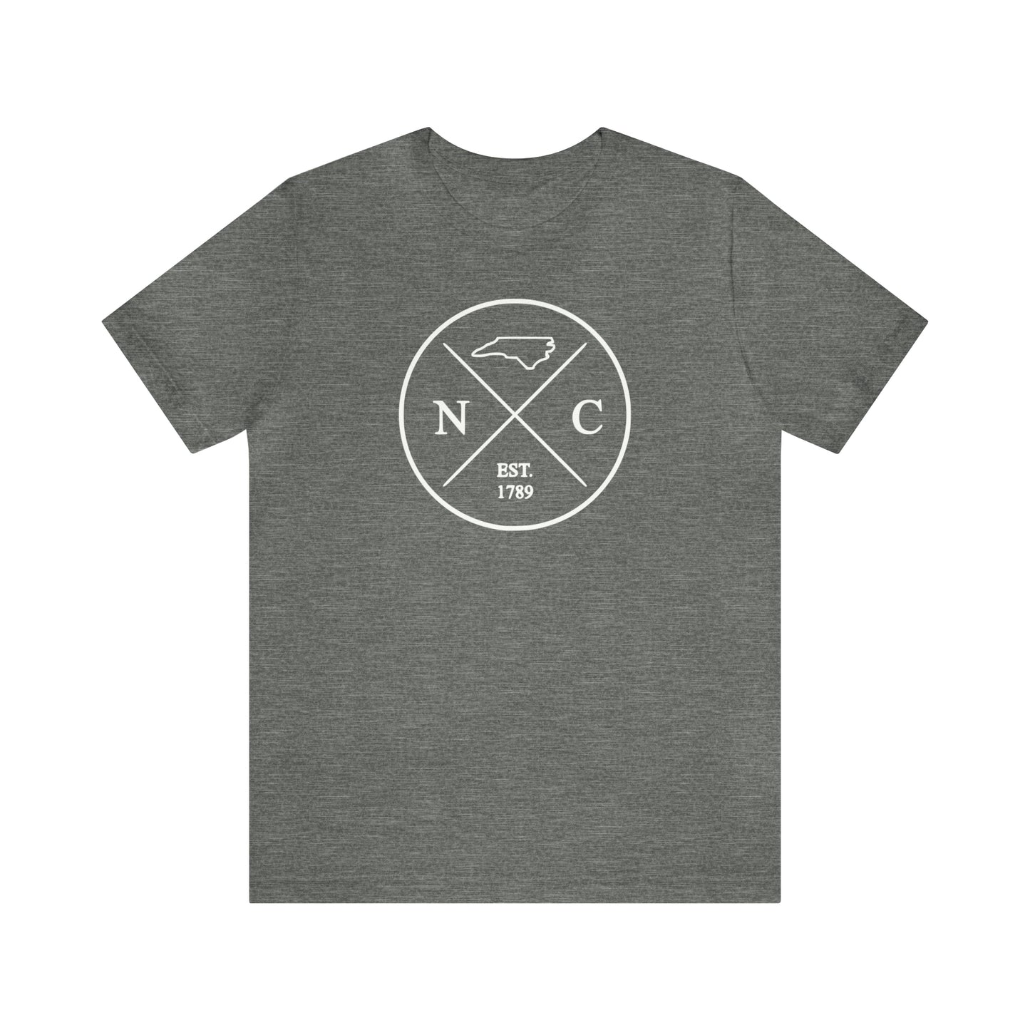 North Carolina Crossed Emblem w/ White Print