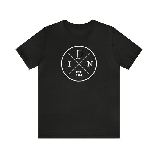 Indiana Crossed Emblem w/ White Print