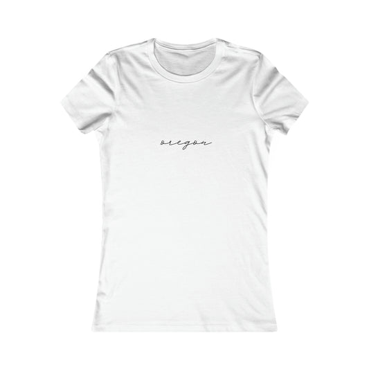 Oregon Cursive Women's Shirt