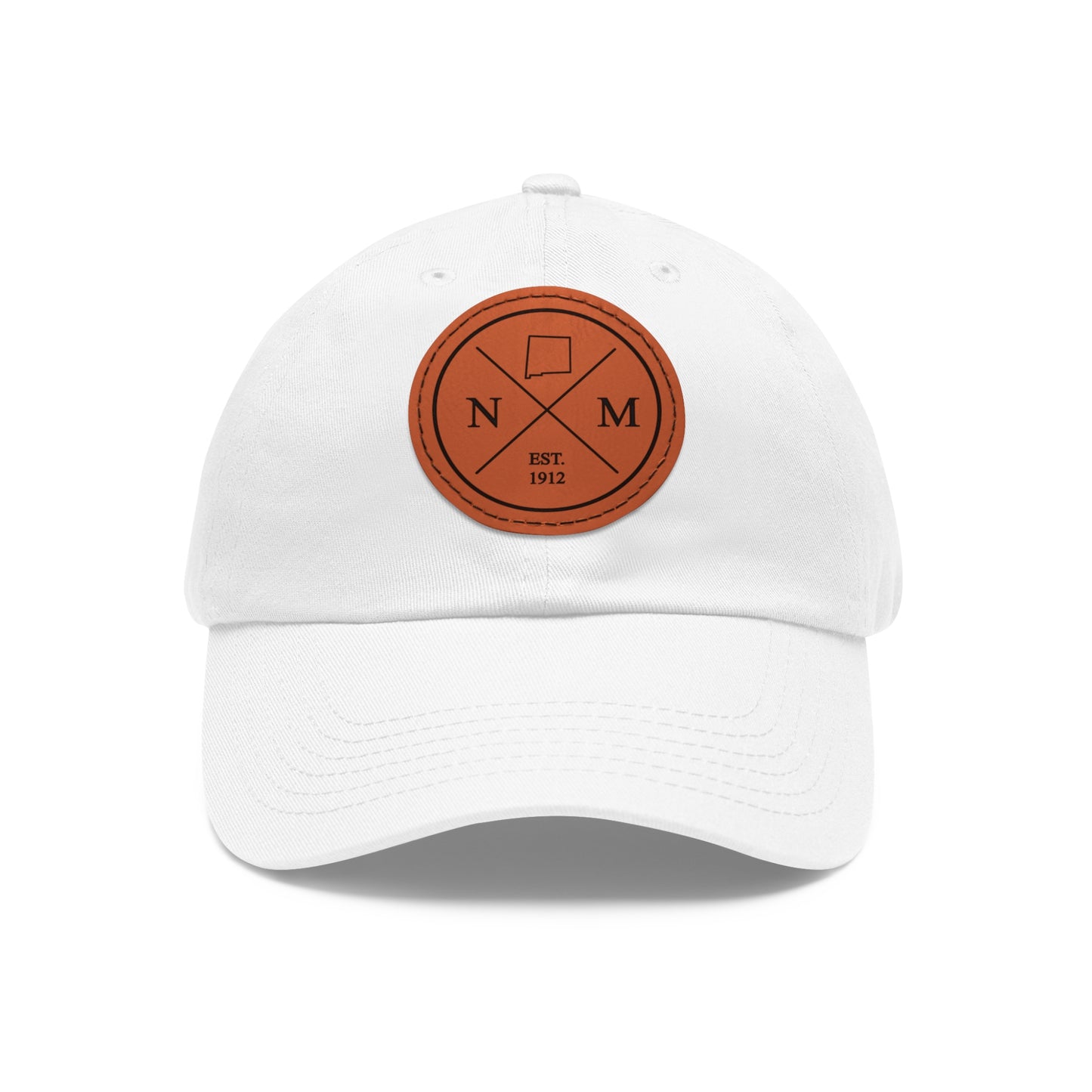 New Mexico Dad Hat with Leather Patch