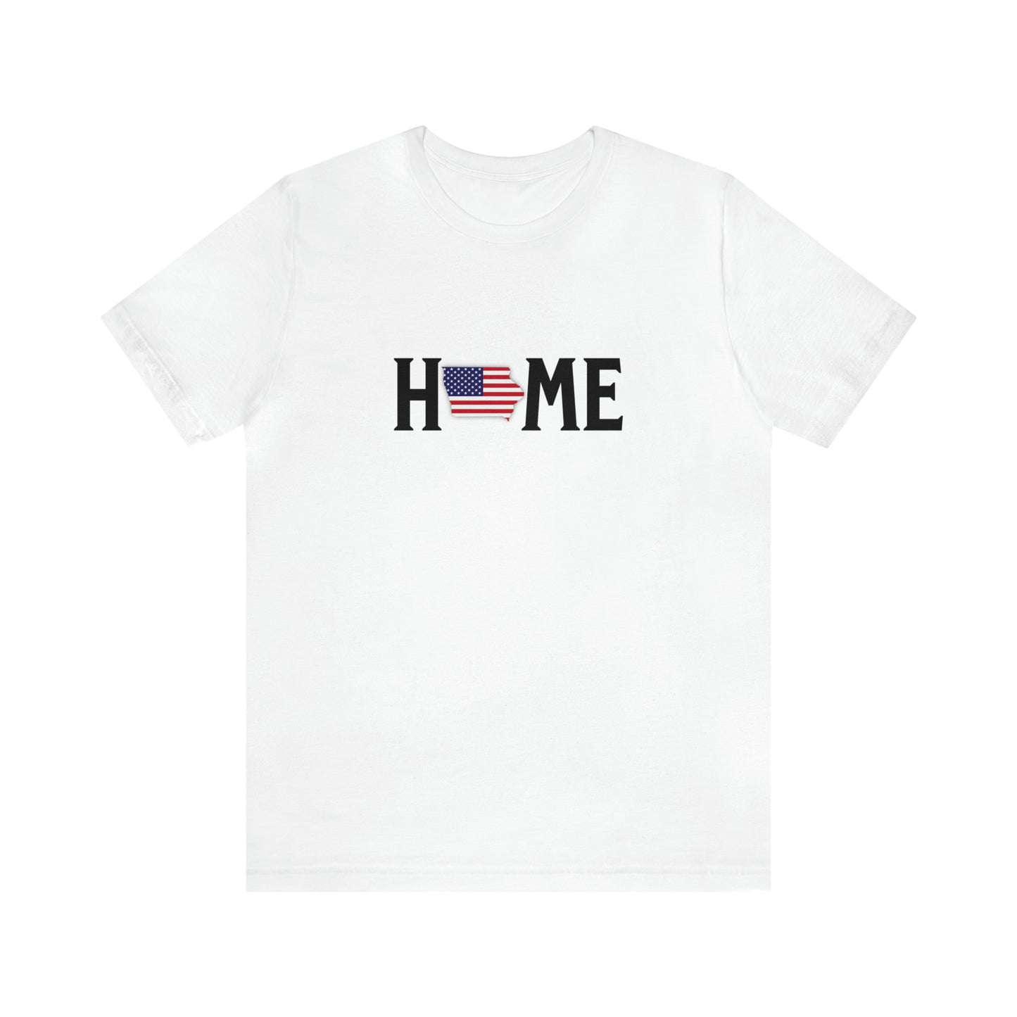 Iowa HOME US Flag